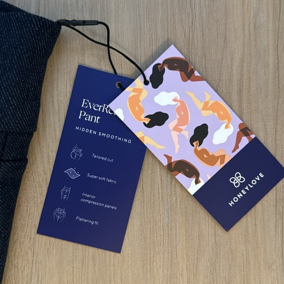 NWT~HONEYLOVE~EVERYDAY PANT~STORMY BLUE~ MEDIUM - Picture 9 of 11